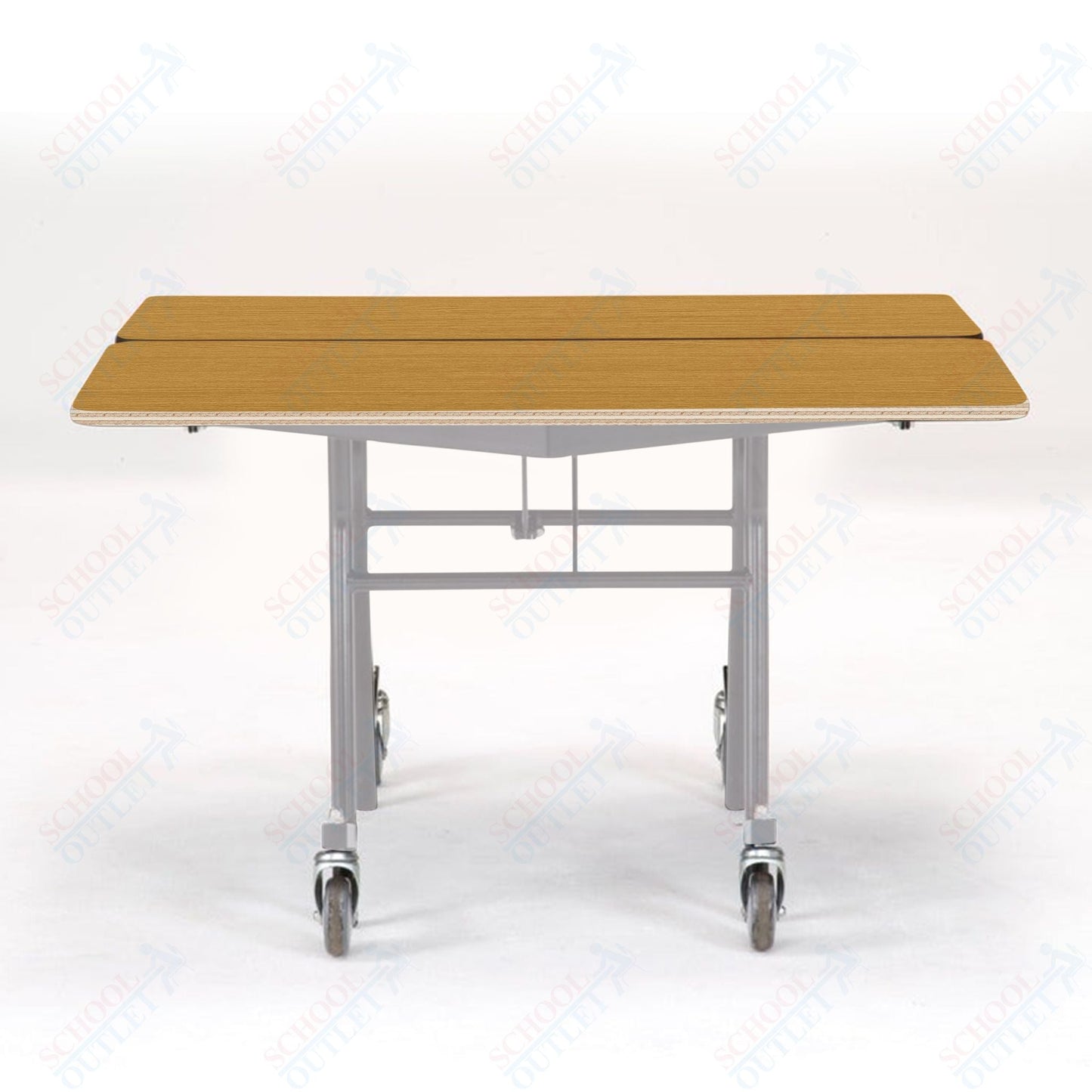 NPS Mobile Cafeteria Square Table Shape Unit - 48" W x 48" L (National Public Seating NPS - MT48Q) - SchoolOutlet