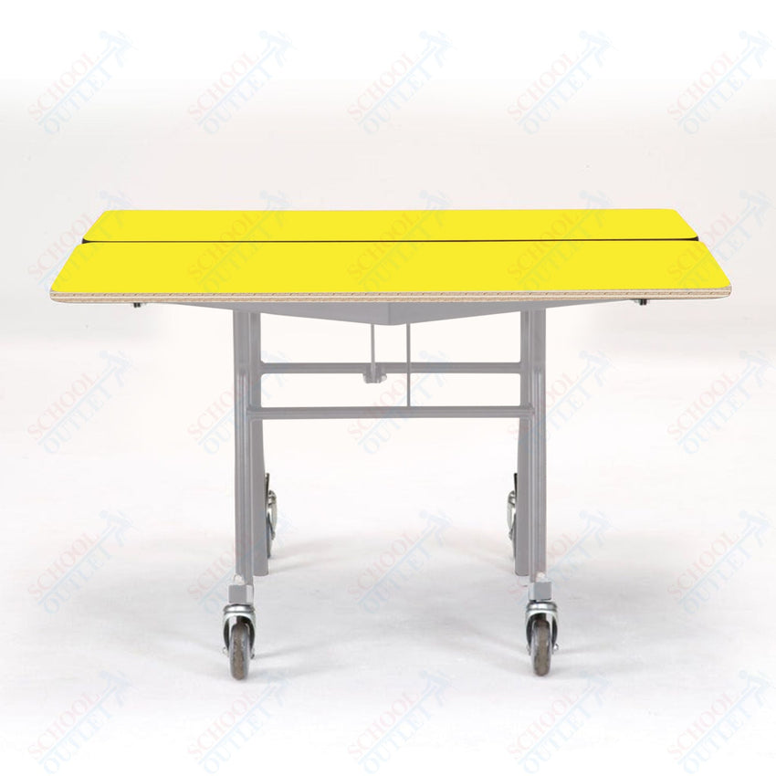 NPS Mobile Cafeteria Square Table Shape Unit - 48" W x 48" L (National Public Seating NPS - MT48Q) - SchoolOutlet