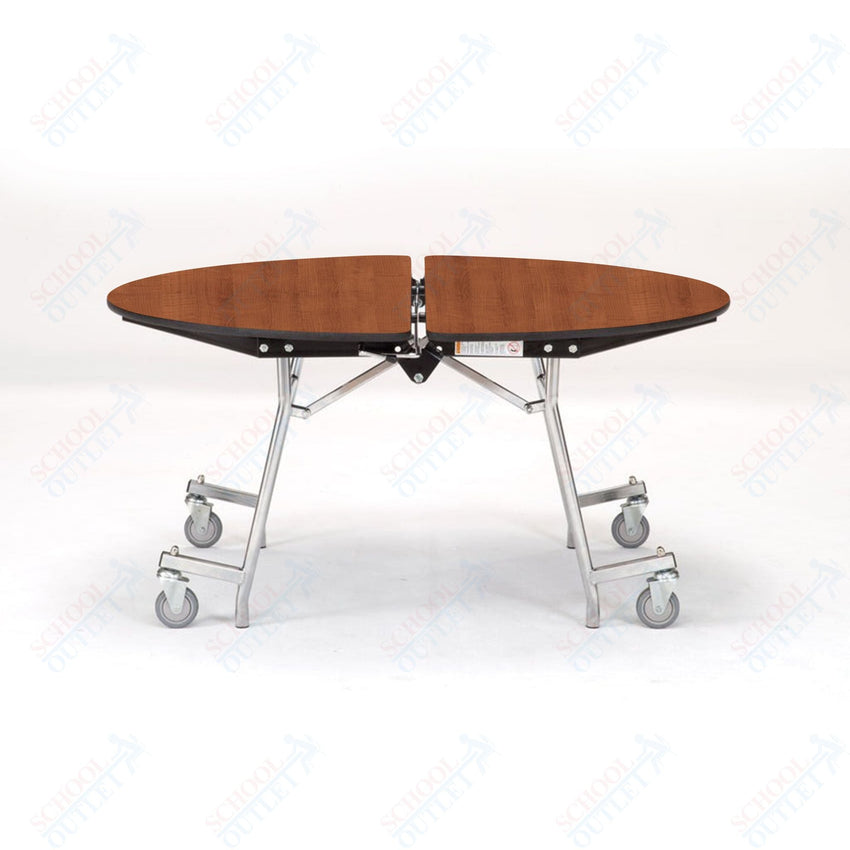 NPS Mobile Cafeteria Round Table Shape Unit - 48" W x 48" L (National Public Seating NPS - MT48R) - SchoolOutlet