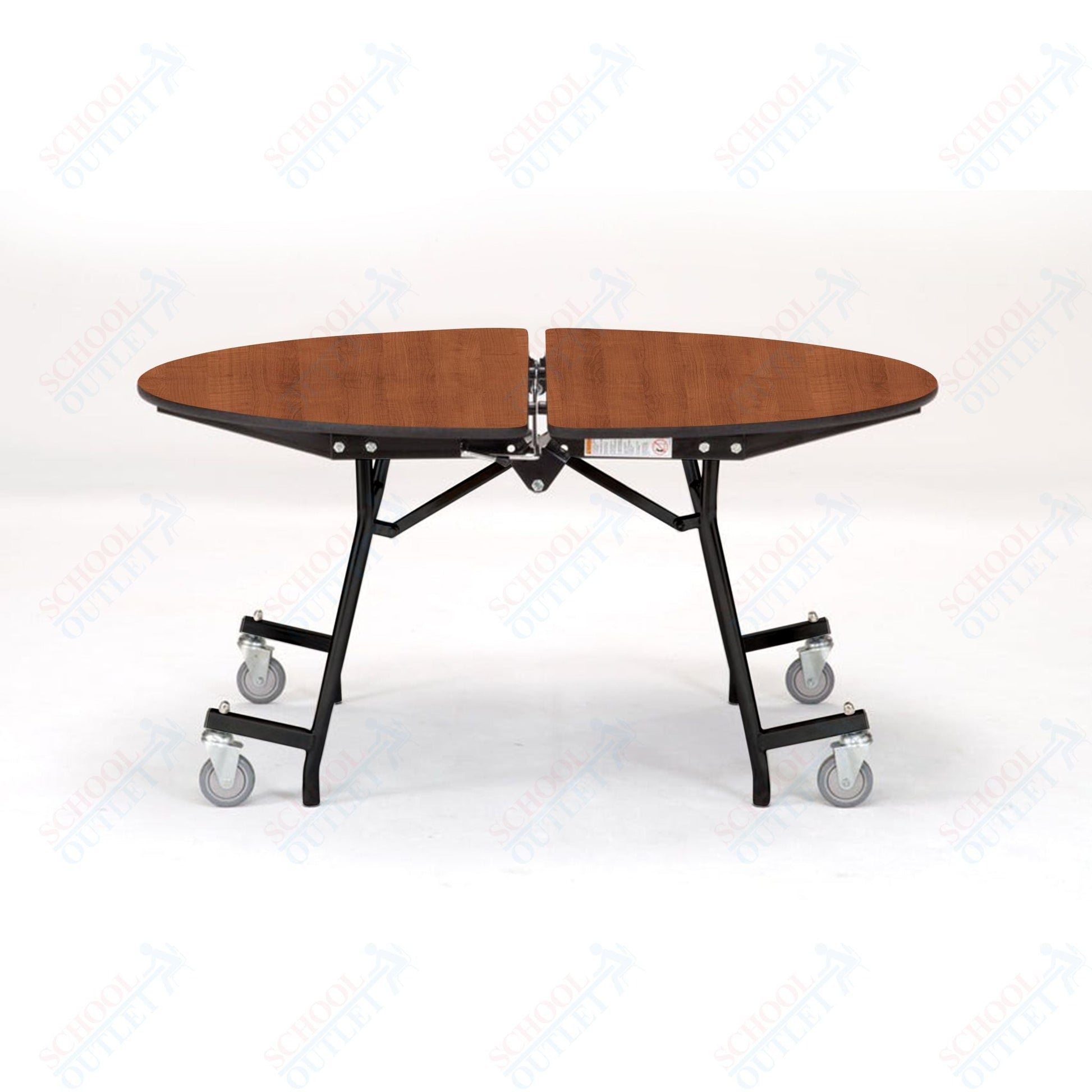 NPS Mobile Cafeteria Round Table Shape Unit - 48" W x 48" L (National Public Seating NPS - MT48R) - SchoolOutlet