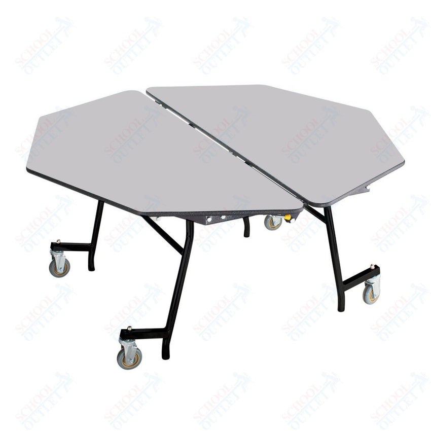 NPS Mobile Cafeteria Octagon Table Shape Unit - 60" W x 60" L (National Public Seating NPS - MT60O) - SchoolOutlet