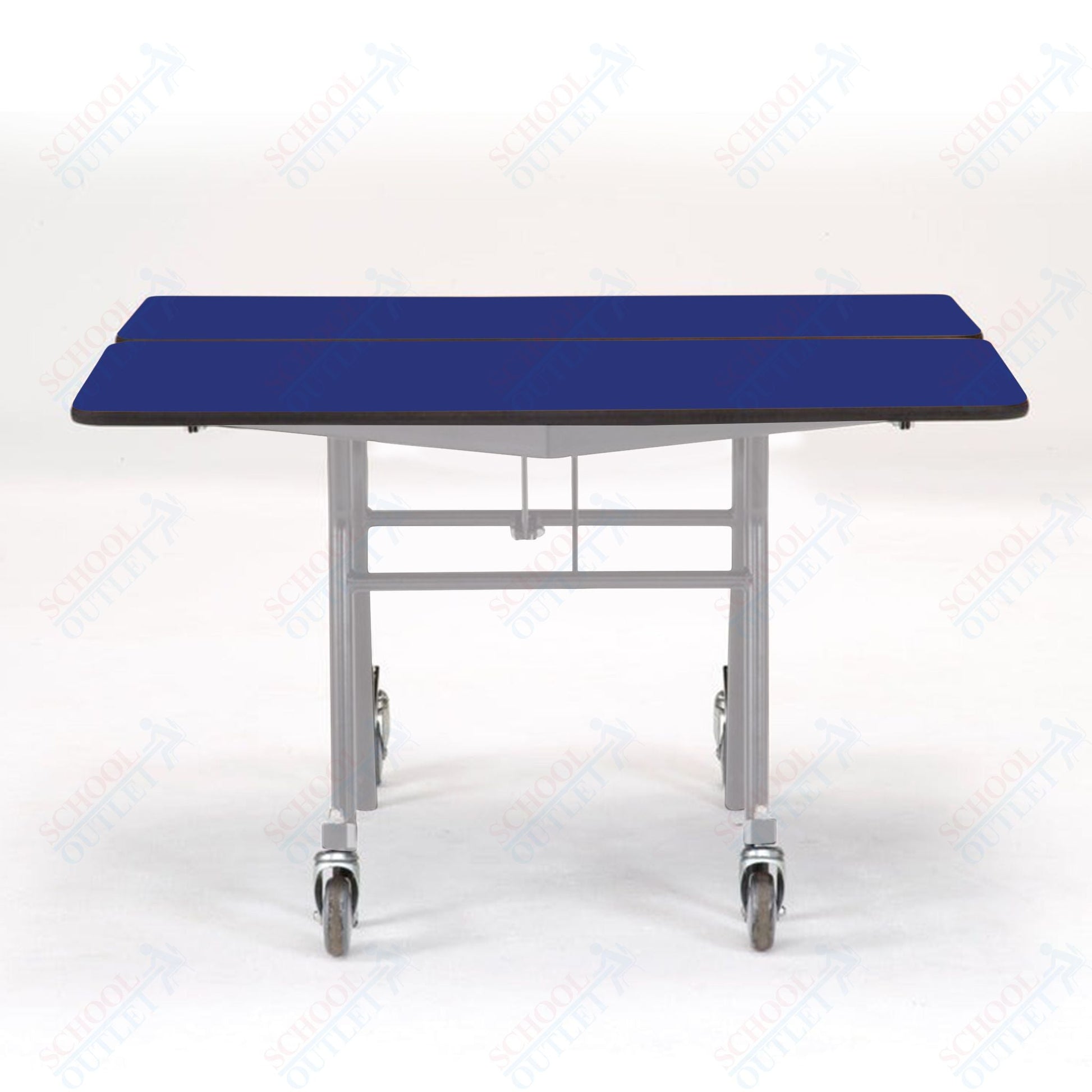 NPS Mobile Cafeteria Square Table Shape Unit - 60" W x 60" L (National Public Seating NPS - MT60Q) - SchoolOutlet