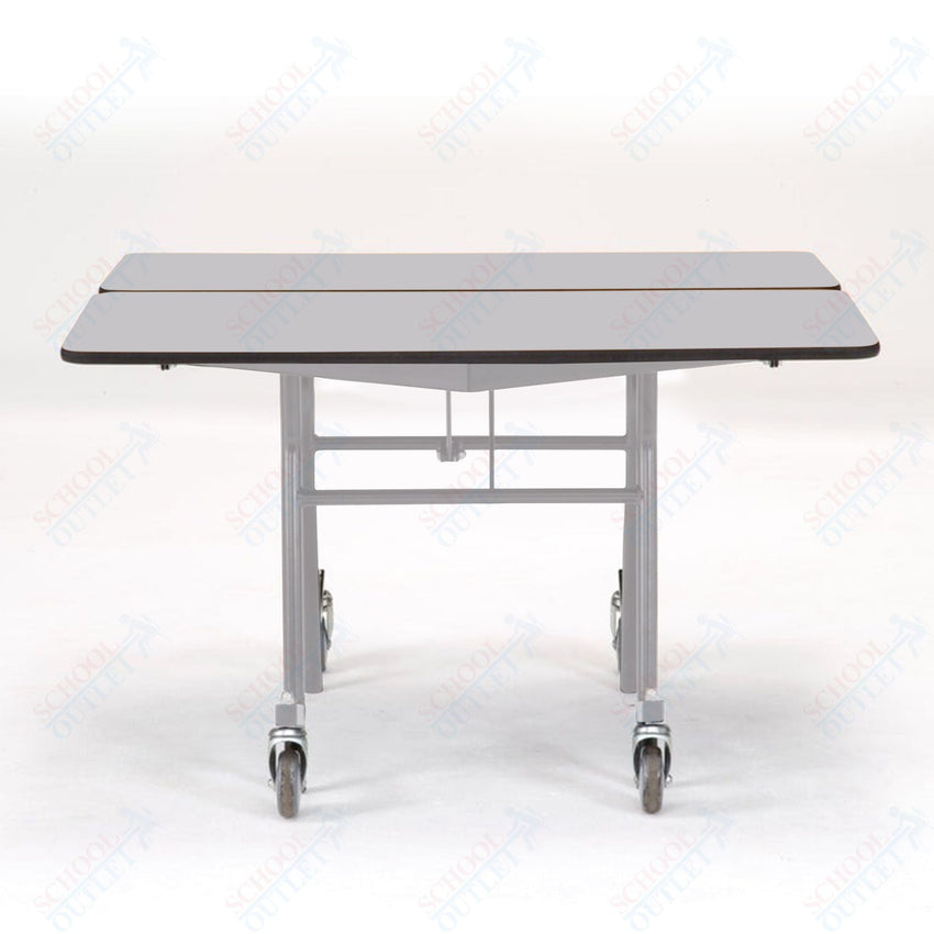 NPS Mobile Cafeteria Square Table Shape Unit - 60" W x 60" L (National Public Seating NPS - MT60Q) - SchoolOutlet