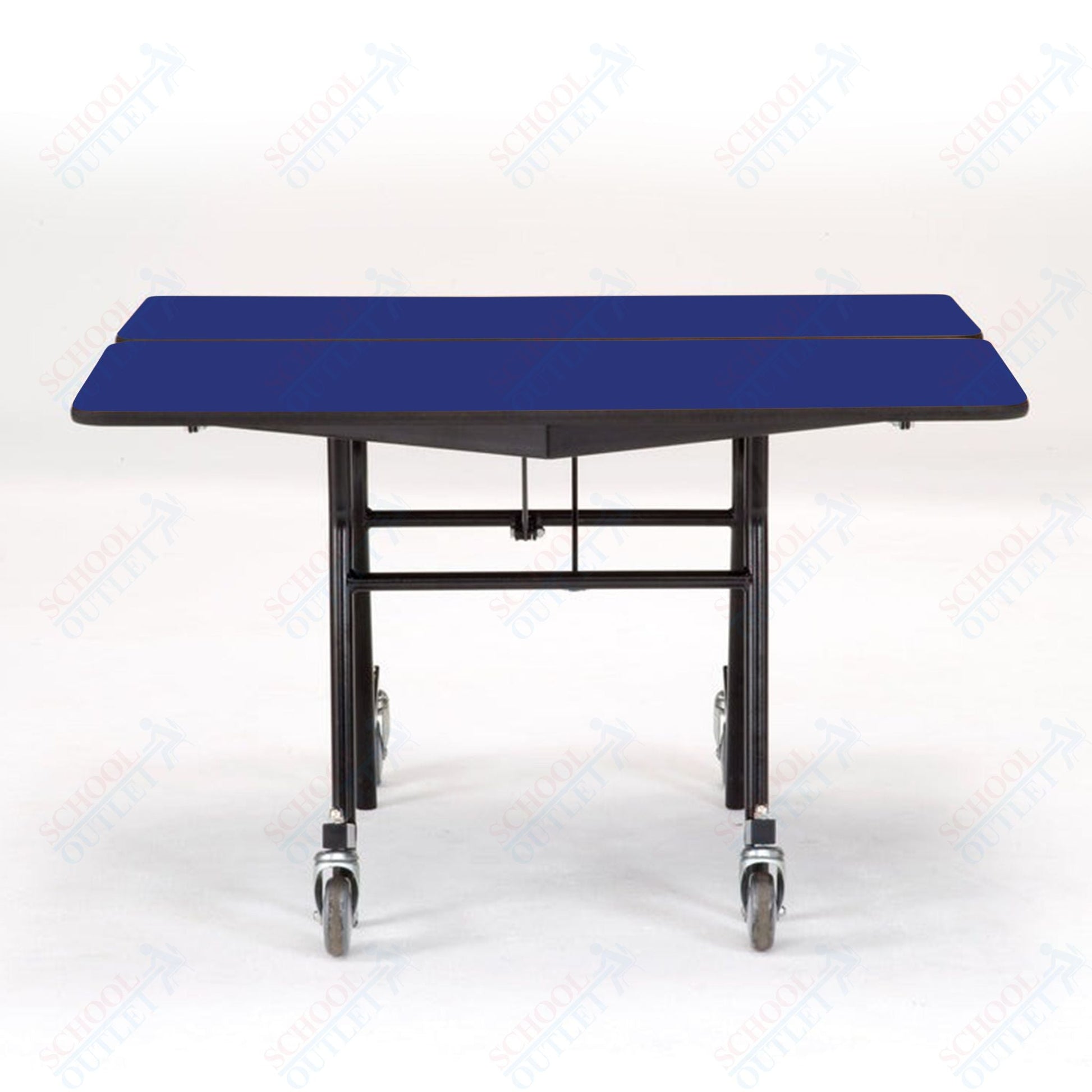 NPS Mobile Cafeteria Square Table Shape Unit - 60" W x 60" L (National Public Seating NPS - MT60Q) - SchoolOutlet