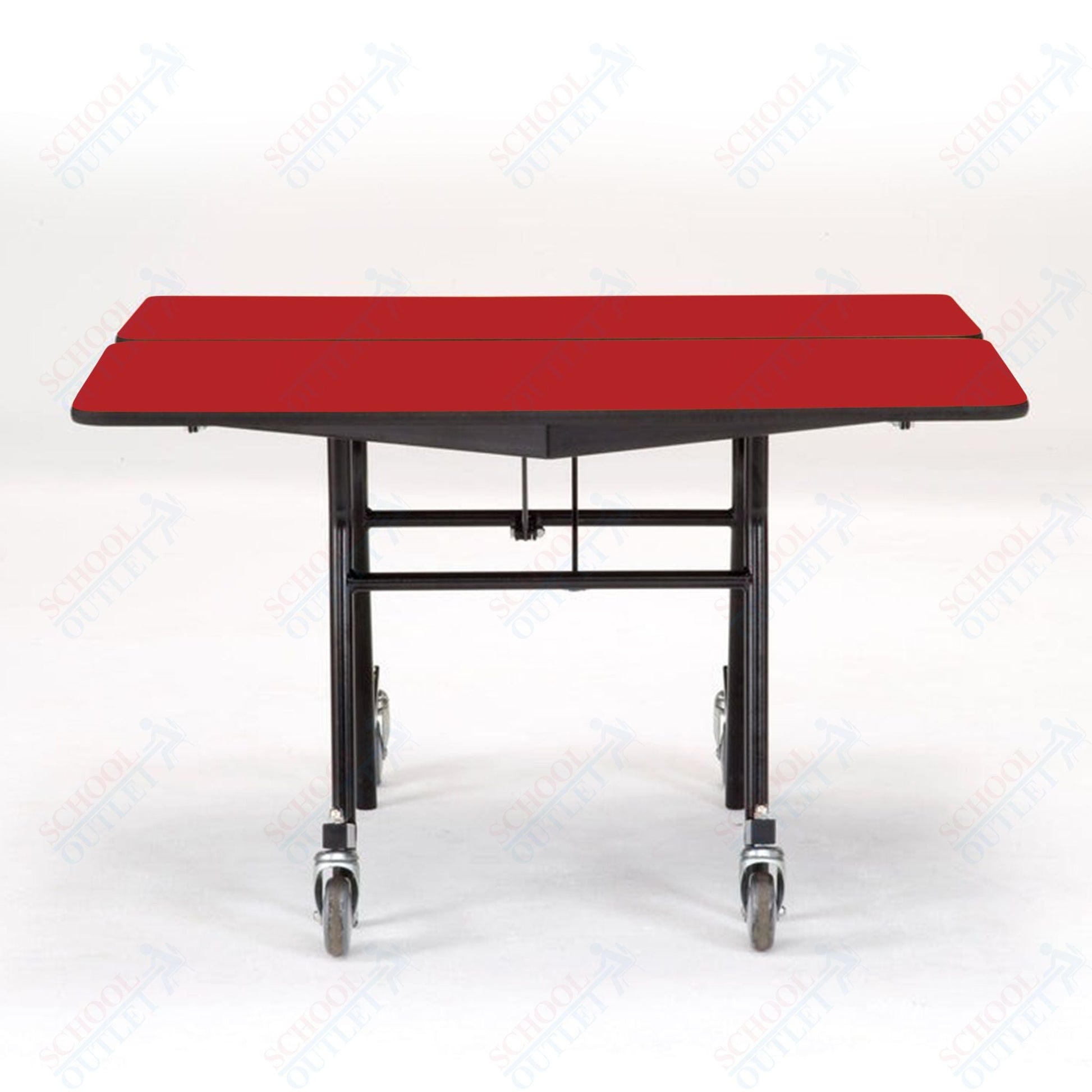 NPS Mobile Cafeteria Square Table Shape Unit - 60" W x 60" L (National Public Seating NPS - MT60Q) - SchoolOutlet