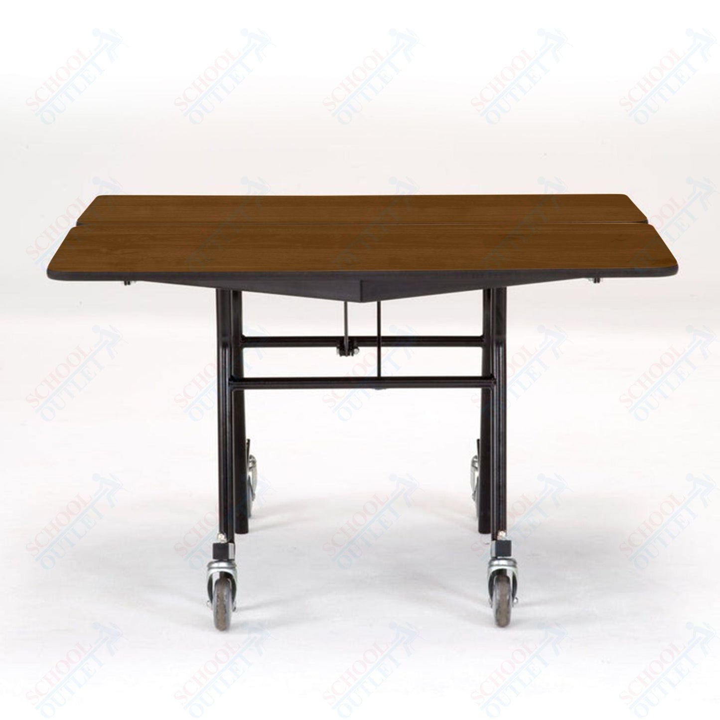 NPS Mobile Cafeteria Square Table Shape Unit - 60" W x 60" L (National Public Seating NPS - MT60Q) - SchoolOutlet