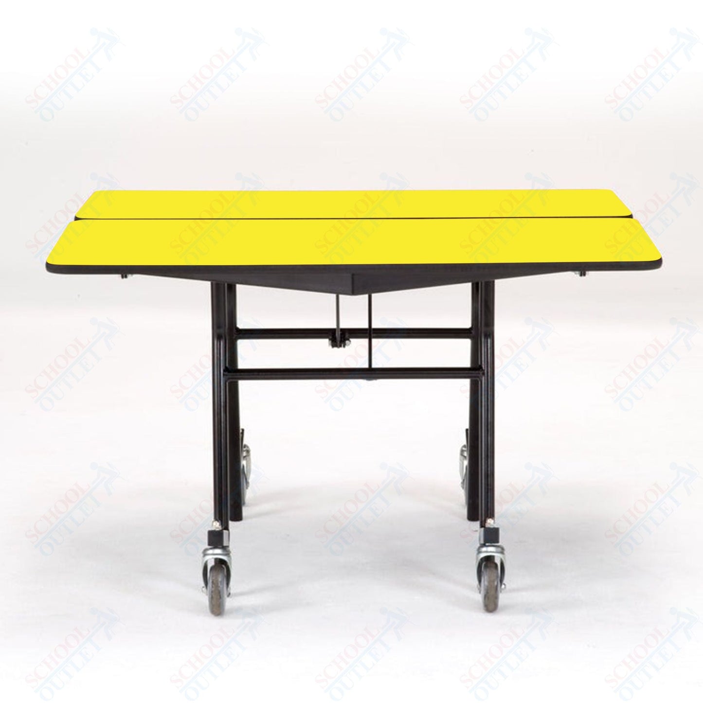 NPS Mobile Cafeteria Square Table Shape Unit - 60" W x 60" L (National Public Seating NPS - MT60Q) - SchoolOutlet