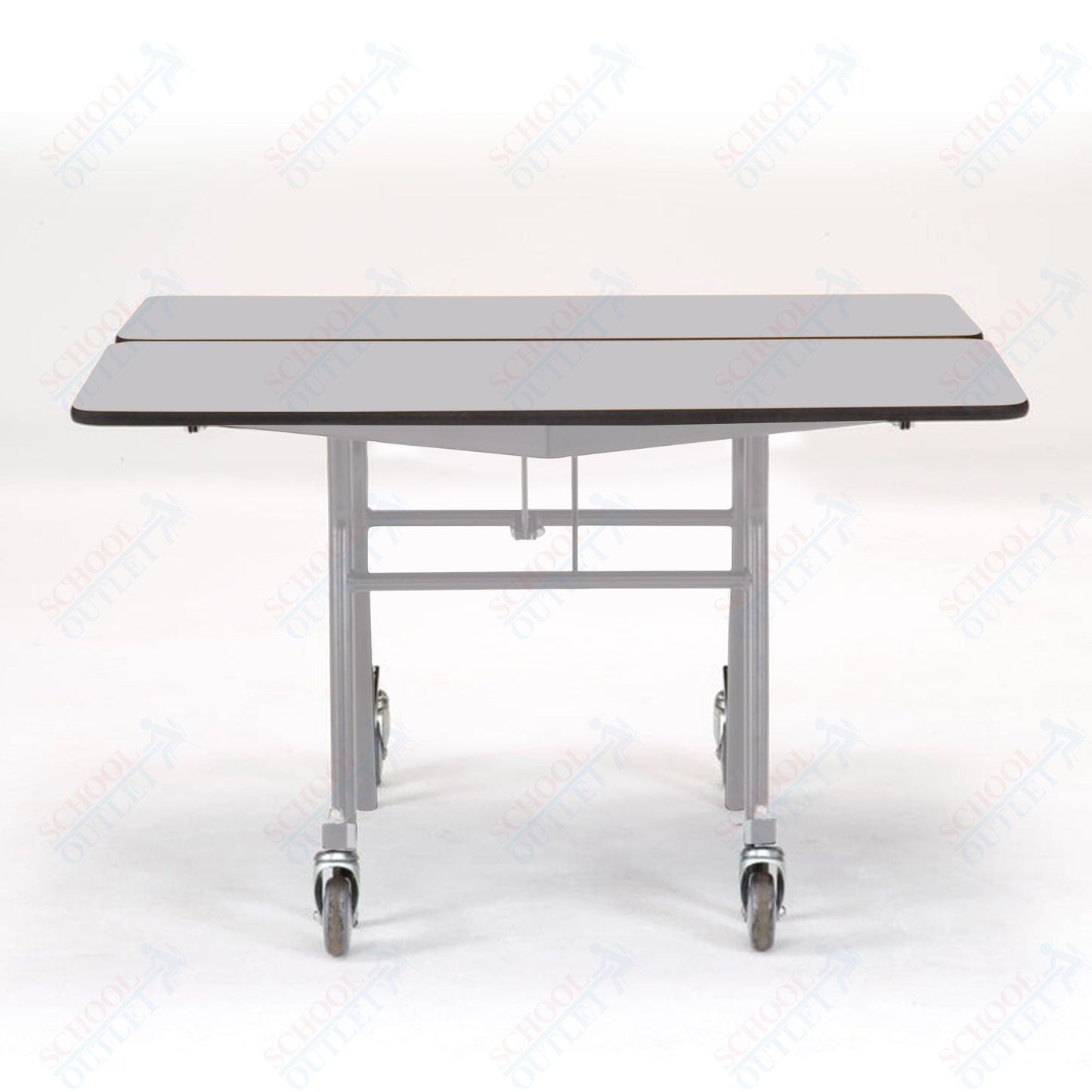 NPS Mobile Cafeteria Square Table Shape Unit - 60" W x 60" L (National Public Seating NPS - MT60Q) - SchoolOutlet