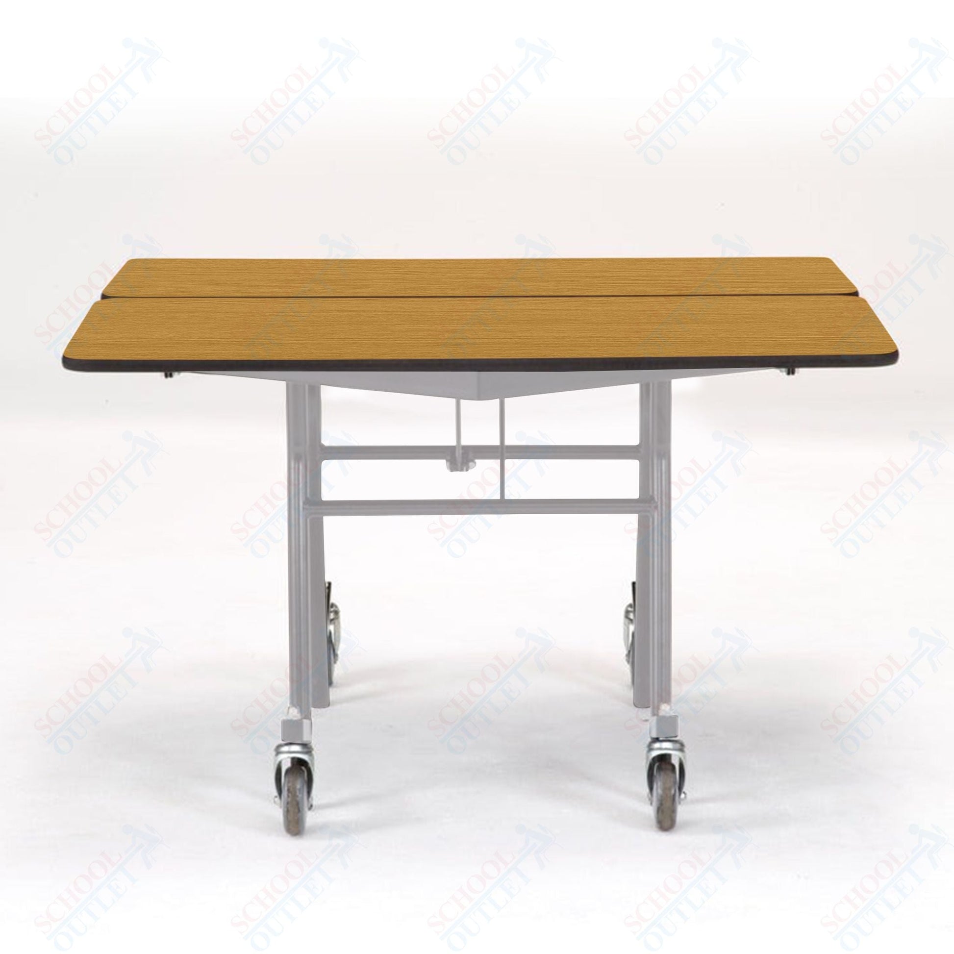 NPS Mobile Cafeteria Square Table Shape Unit - 60" W x 60" L (National Public Seating NPS - MT60Q) - SchoolOutlet