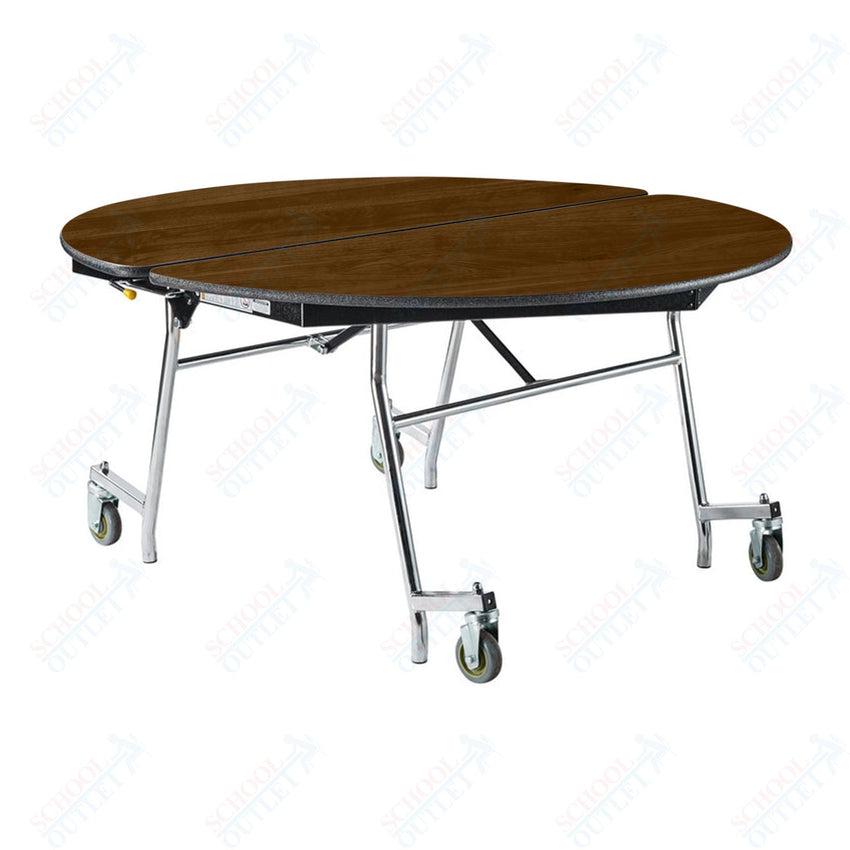 NPS Mobile Cafeteria Round Table Shape Unit - 60" W x 60" L (National Public Seating NPS - MT60R) - SchoolOutlet