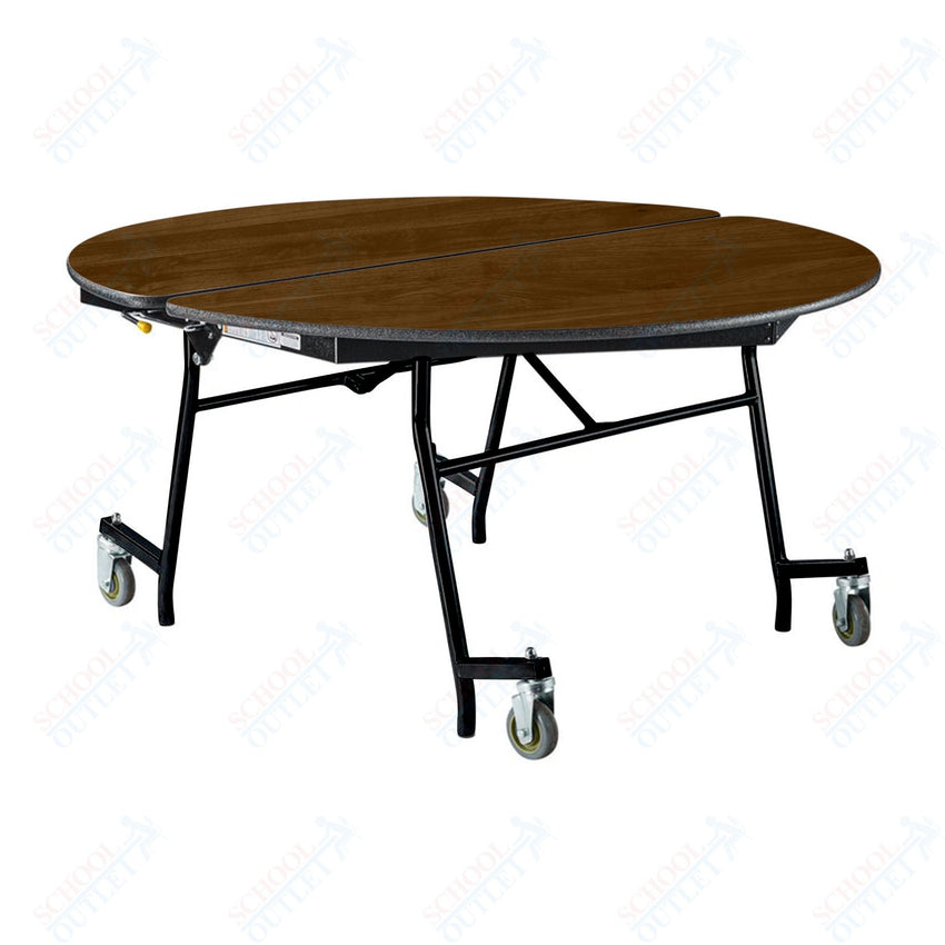 NPS Mobile Cafeteria Round Table Shape Unit - 60" W x 60" L (National Public Seating NPS - MT60R) - SchoolOutlet