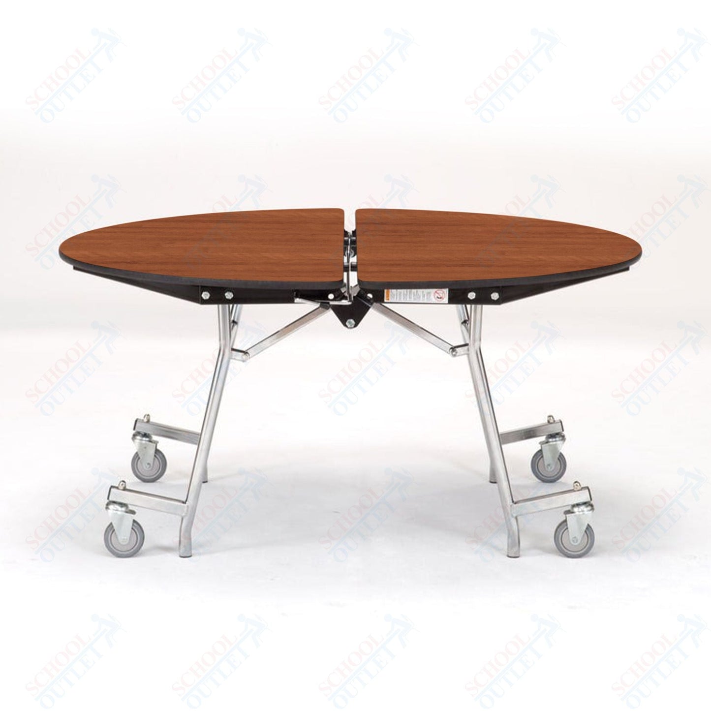 NPS Mobile Cafeteria Round Table Shape Unit - 72" W x 72" L (National Public Seating NPS - MT72R) - SchoolOutlet