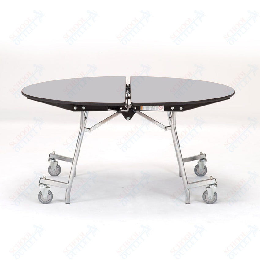 NPS Mobile Cafeteria Round Table Shape Unit - 72" W x 72" L (National Public Seating NPS - MT72R) - SchoolOutlet