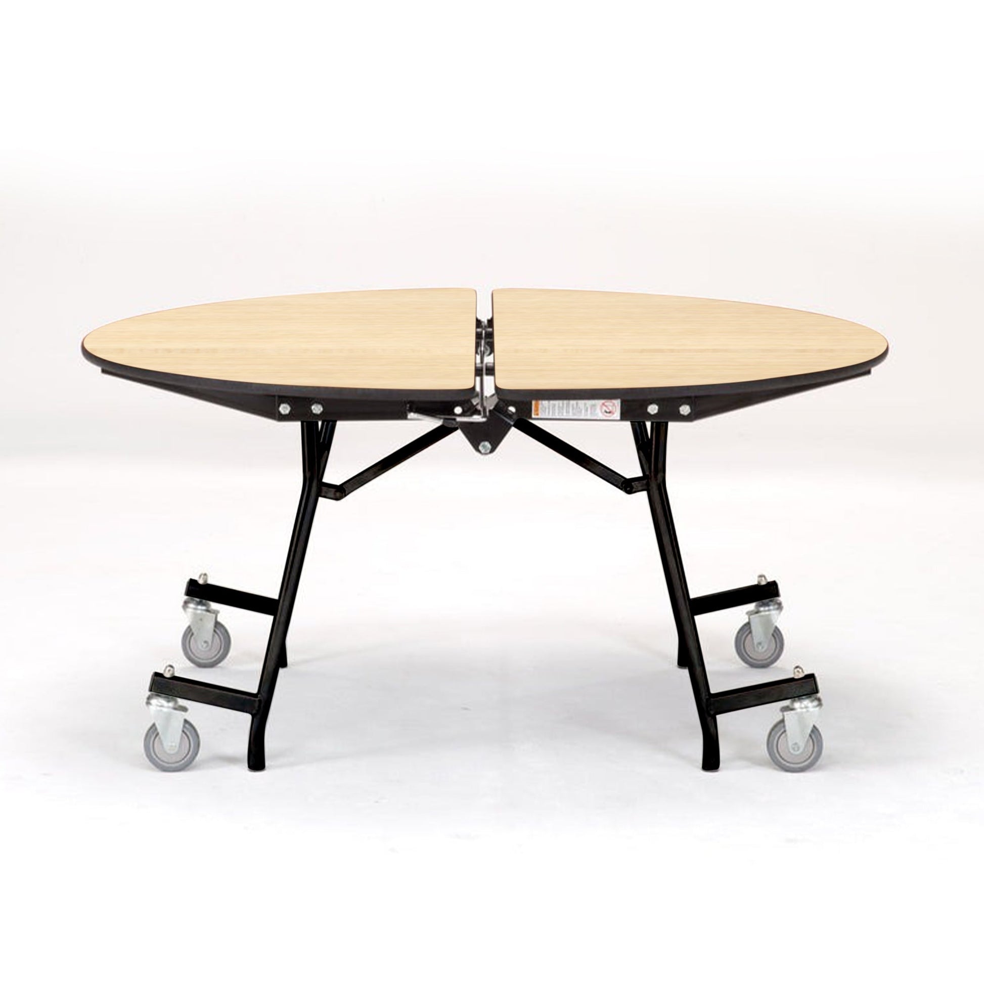 NPS Mobile Cafeteria Round Table Shape Unit - 72" W x 72" L (National Public Seating NPS - MT72R) - SchoolOutlet