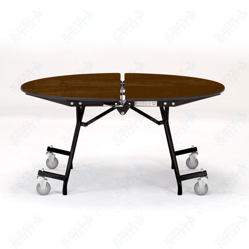 NPS Mobile Cafeteria Round Table Shape Unit - 72" W x 72" L (National Public Seating NPS - MT72R) - SchoolOutlet