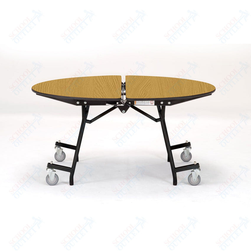 NPS Mobile Cafeteria Round Table Shape Unit - 72" W x 72" L (National Public Seating NPS - MT72R) - SchoolOutlet