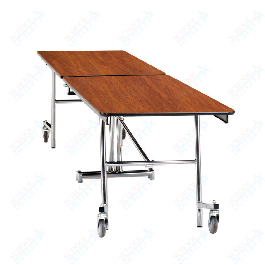 NPS Mobile Cafeteria Rectangle Table Shape Unit - 30" W x 97" L (National Public Seating NPS - MT8) - SchoolOutlet