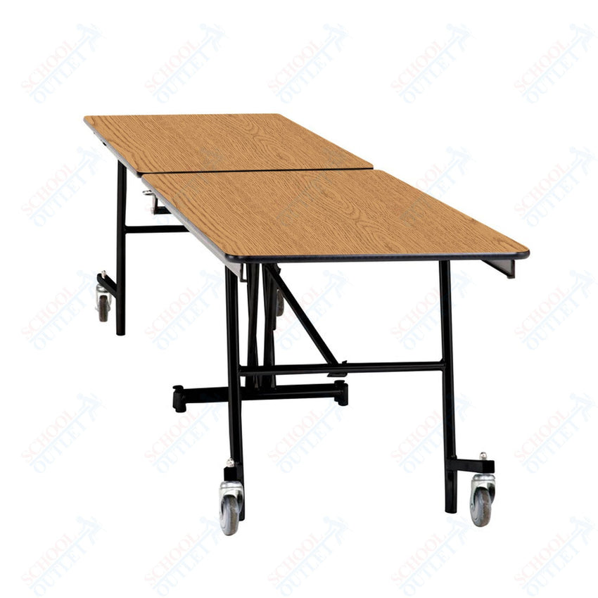 NPS Mobile Cafeteria Rectangle Table Shape Unit - 30" W x 97" L (National Public Seating NPS - MT8) - SchoolOutlet