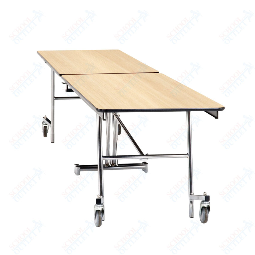 NPS Mobile Cafeteria Rectangle Table Shape Unit - 30" W x 97" L (National Public Seating NPS - MT8) - SchoolOutlet