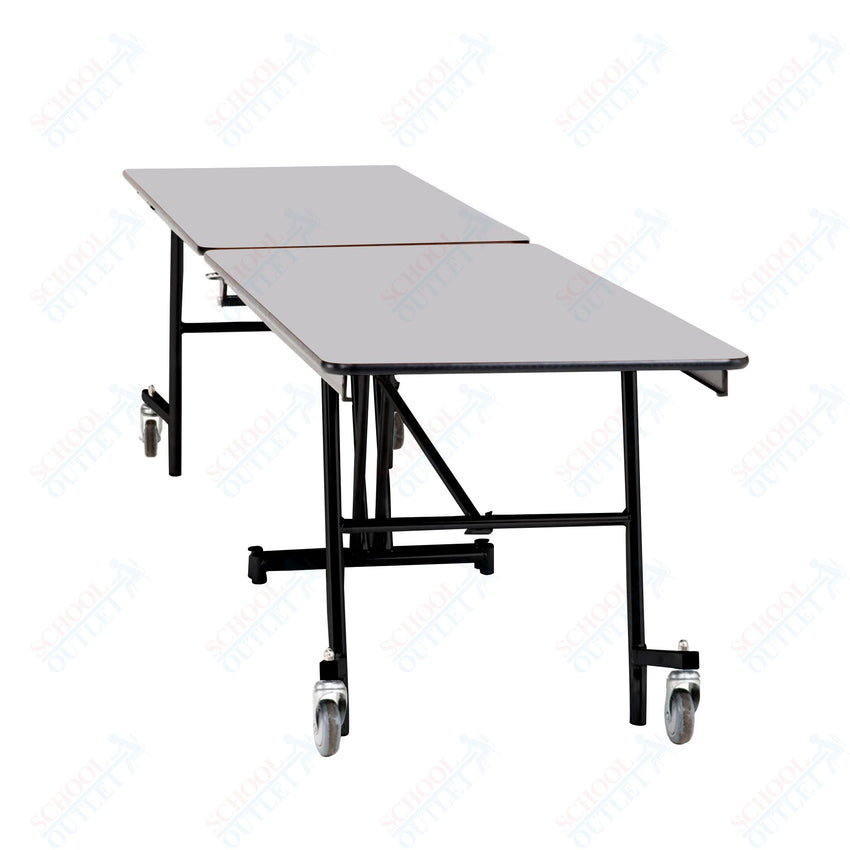 NPS Mobile Cafeteria Rectangle Table Shape Unit - 30" W x 97" L (National Public Seating NPS - MT8) - SchoolOutlet