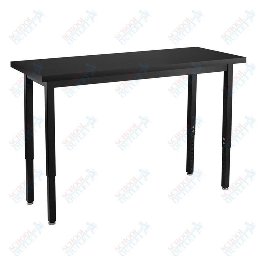 NPS Science Lab Table, 18" X 54", Steel Legs (National Public Seating NPS-SLT3-1854C) - SchoolOutlet