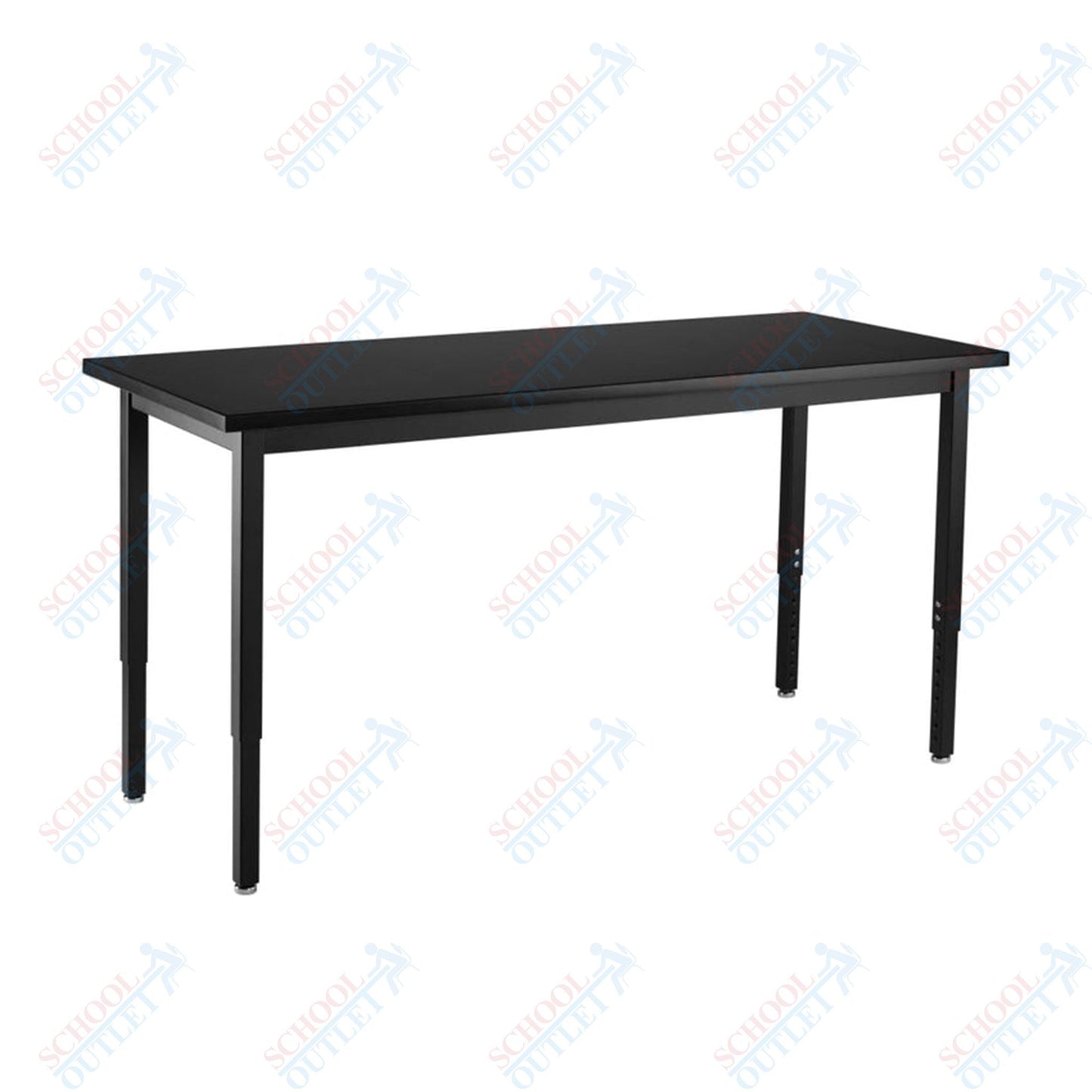 NPS Science Lab Table, 24" X 42", Steel Legs (National Public Seating NPS-SLT3-2442C) - SchoolOutlet