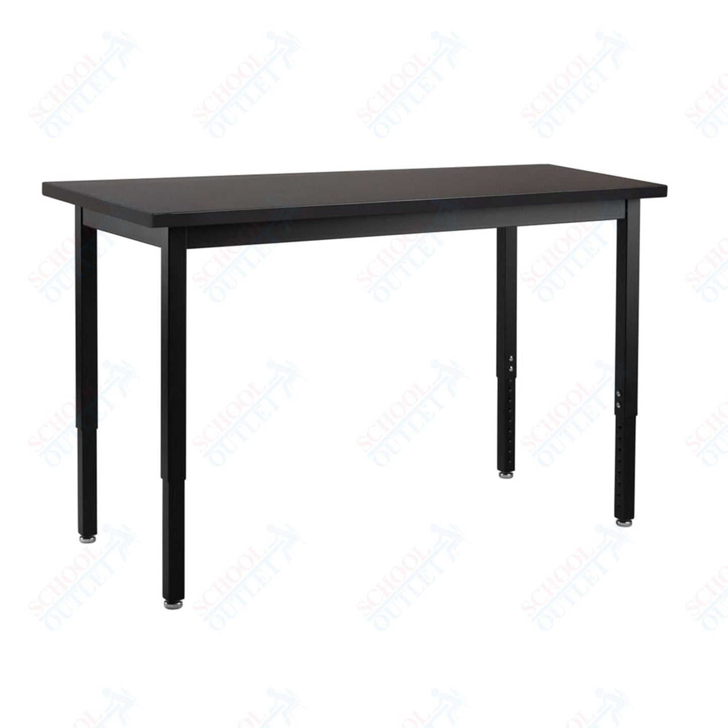 NPS Steel Science Lab Table, 24" X 54", Steel Legs (National Public Seating NPS - SLT3 - 2454) - SchoolOutlet