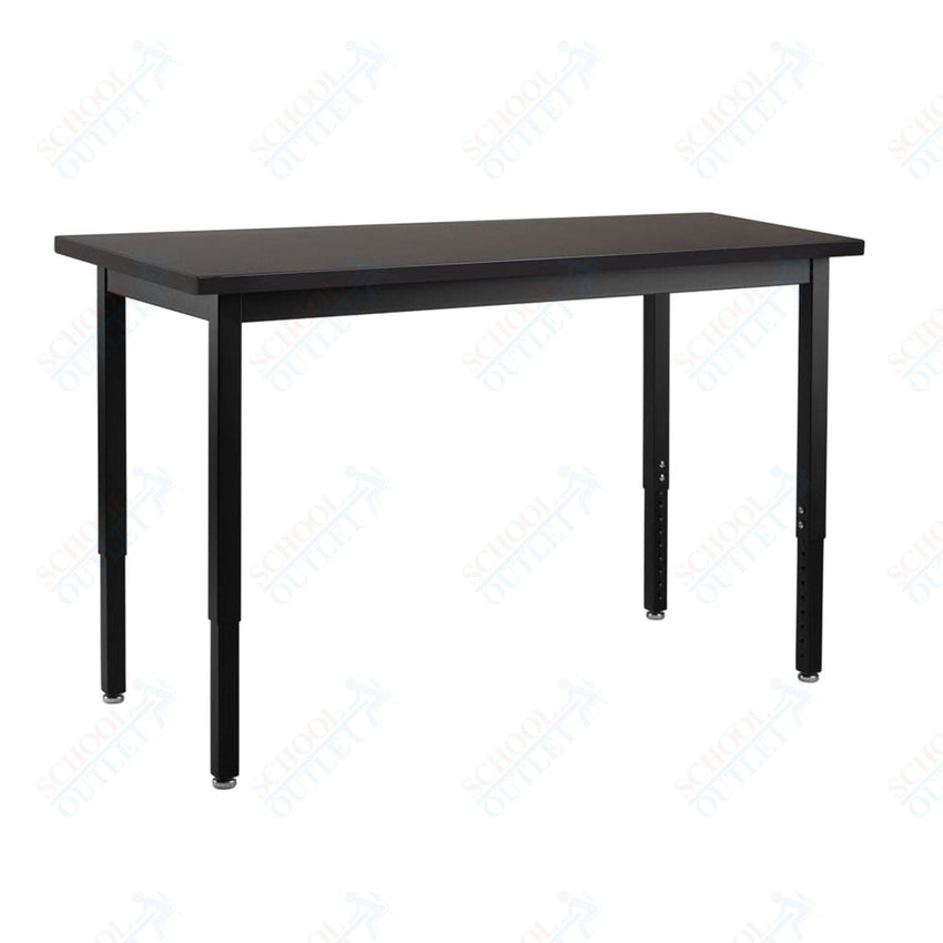 NPS Steel Science Lab Table, 24" X 54", Steel Legs (National Public Seating NPS - SLT3 - 2454) - SchoolOutlet