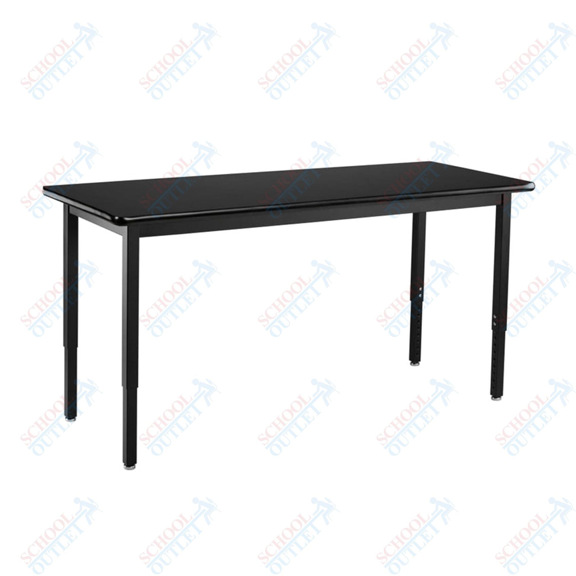 NPS Science Lab Table, 24" X 84", Steel Legs (National Public Seating NPS-SLT3-2484C) - SchoolOutlet