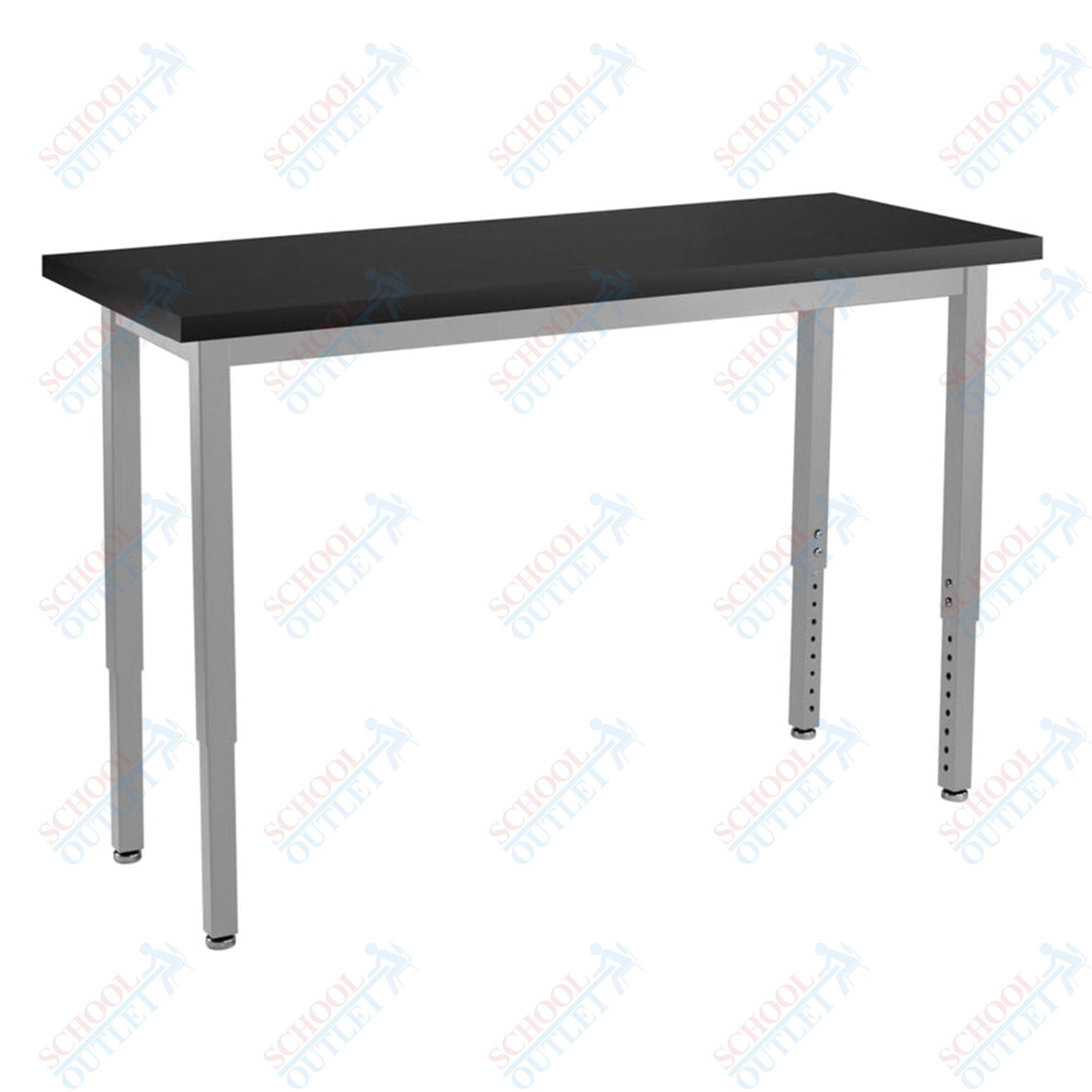 NPS Science Lab Table, 18" X 54", Steel Legs (National Public Seating NPS-SLT3-1854C) - SchoolOutlet