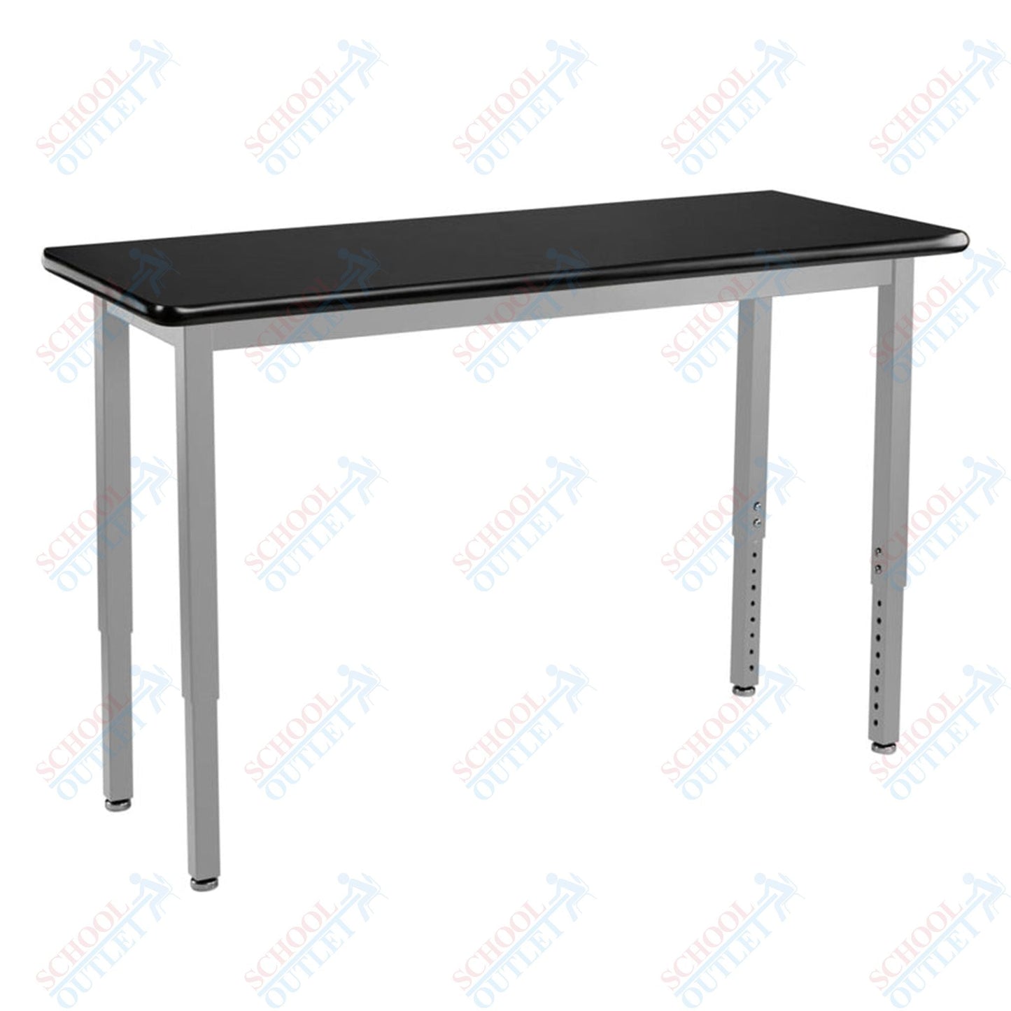 NPS Science Lab Table, 18" X 54", Steel Legs (National Public Seating NPS-SLT3-1854C) - SchoolOutlet