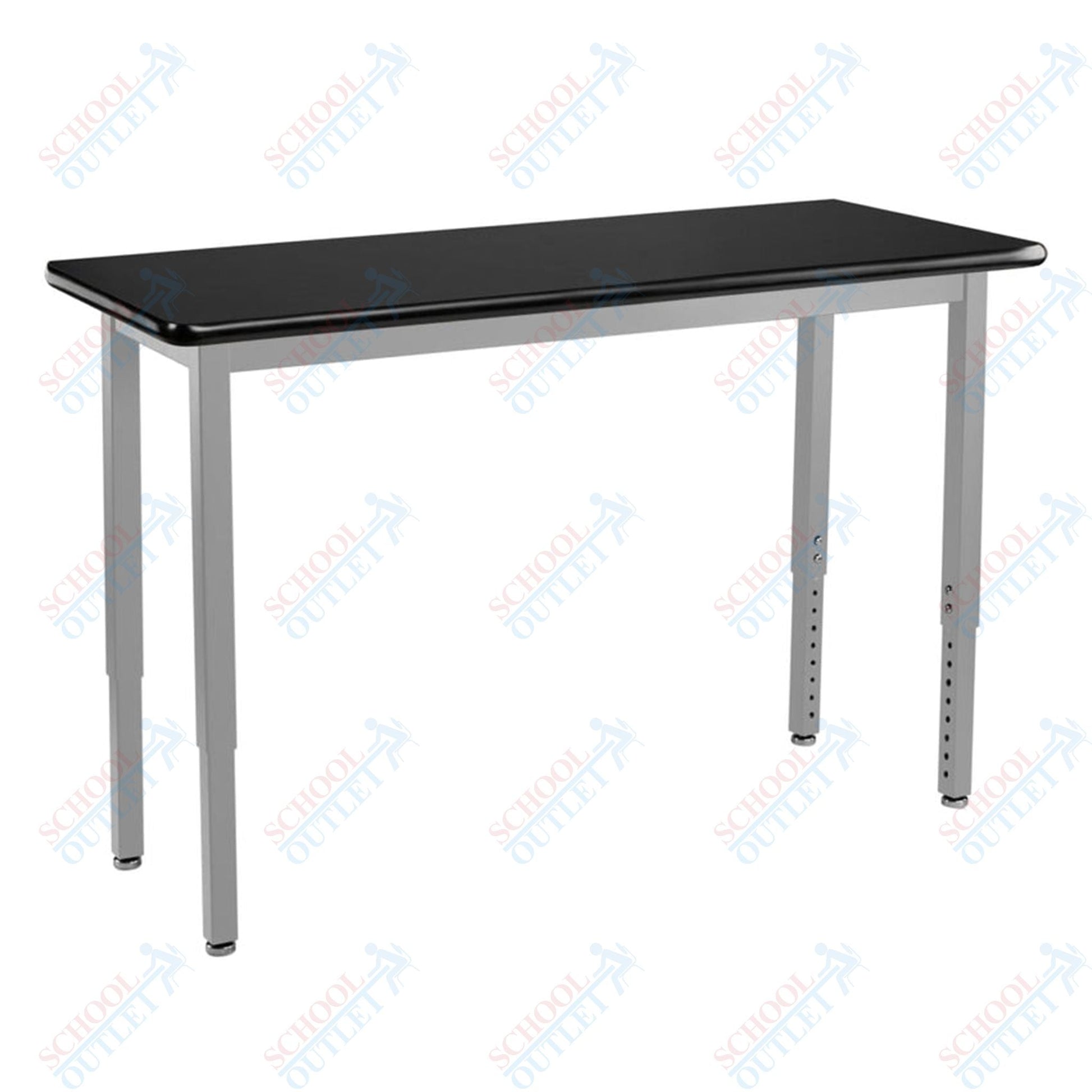 NPS Science Lab Table, 18" X 60", Steel Legs (National Public Seating NPS-SLT3-1860C) - SchoolOutlet