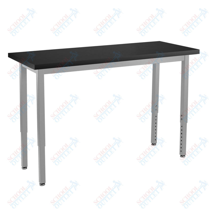 NPS Science Lab Table, 18" X 60", Steel Legs (National Public Seating NPS-SLT3-1860C) - SchoolOutlet