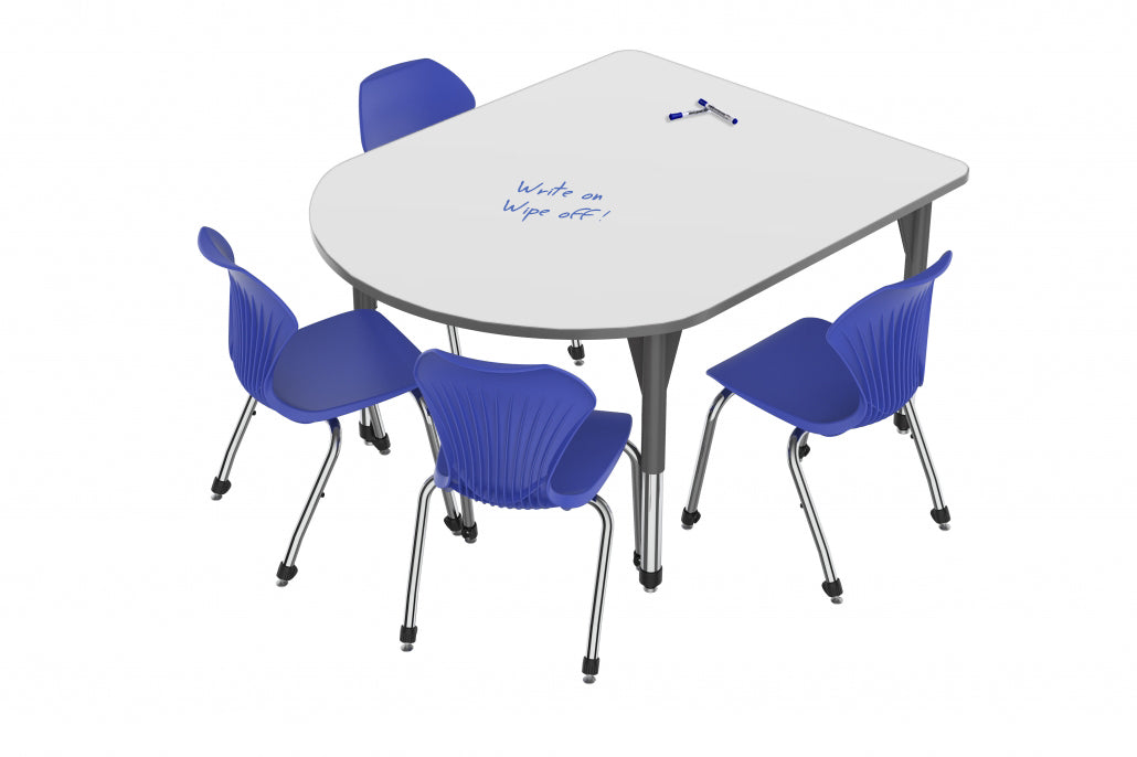 Marco Premier Series Multimedia Table w/ Dry Erase Top 48" x 60" Adj Height 21"-31" (43-2260-DB)