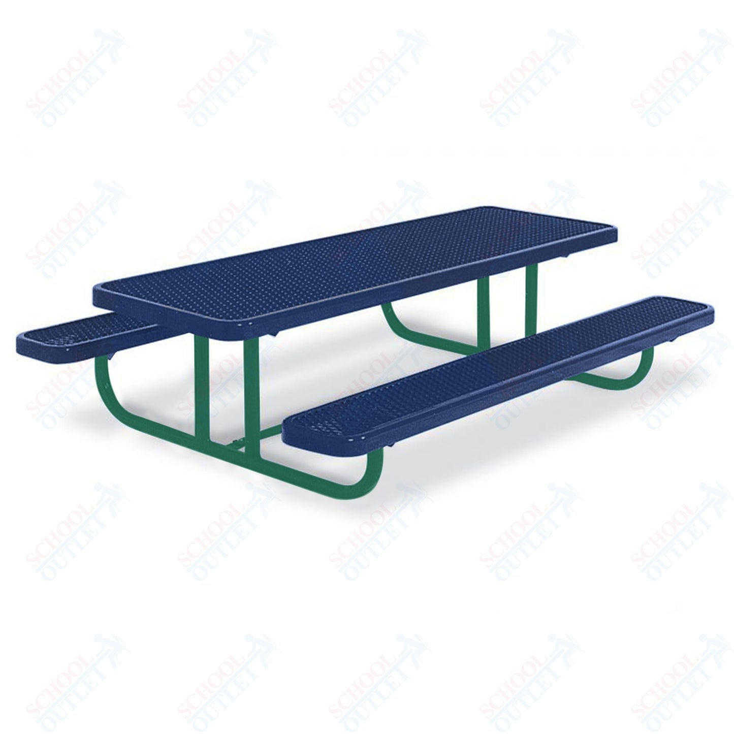 UltraPlay 4' Portable Rectangular Preschool Kids Picnic Table - SchoolOutlet