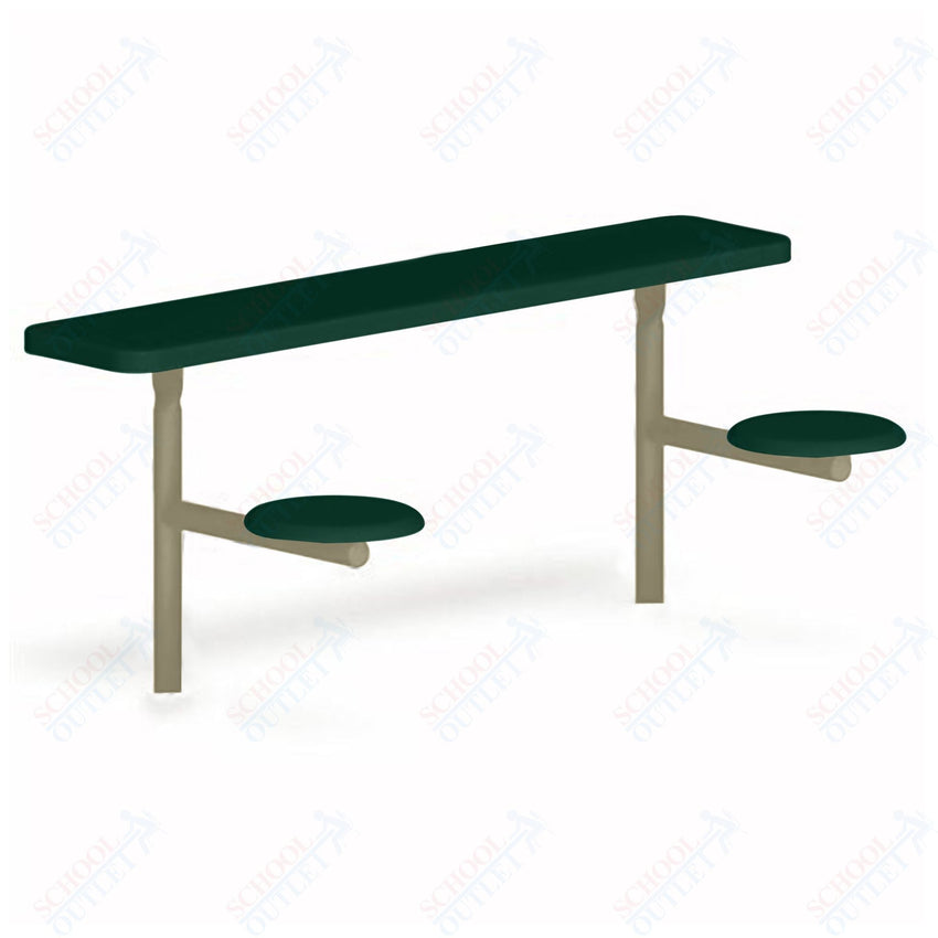 UltraPlay 6' Outdoor Classroom Table / Desk with Solid Top - SchoolOutlet