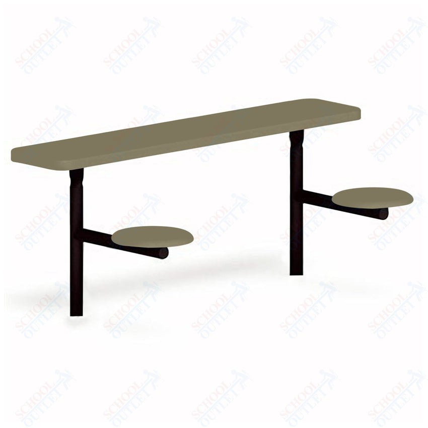 UltraPlay 6' Outdoor Classroom Table / Desk with Solid Top - SchoolOutlet