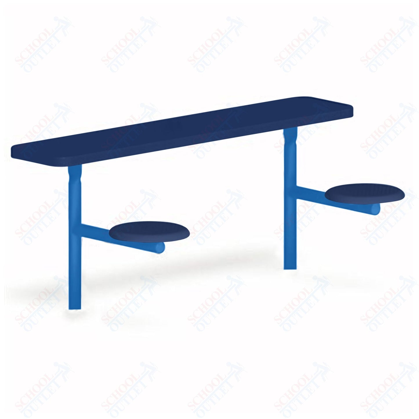 UltraPlay 6' Outdoor Classroom Table / Desk with Solid Top - SchoolOutlet