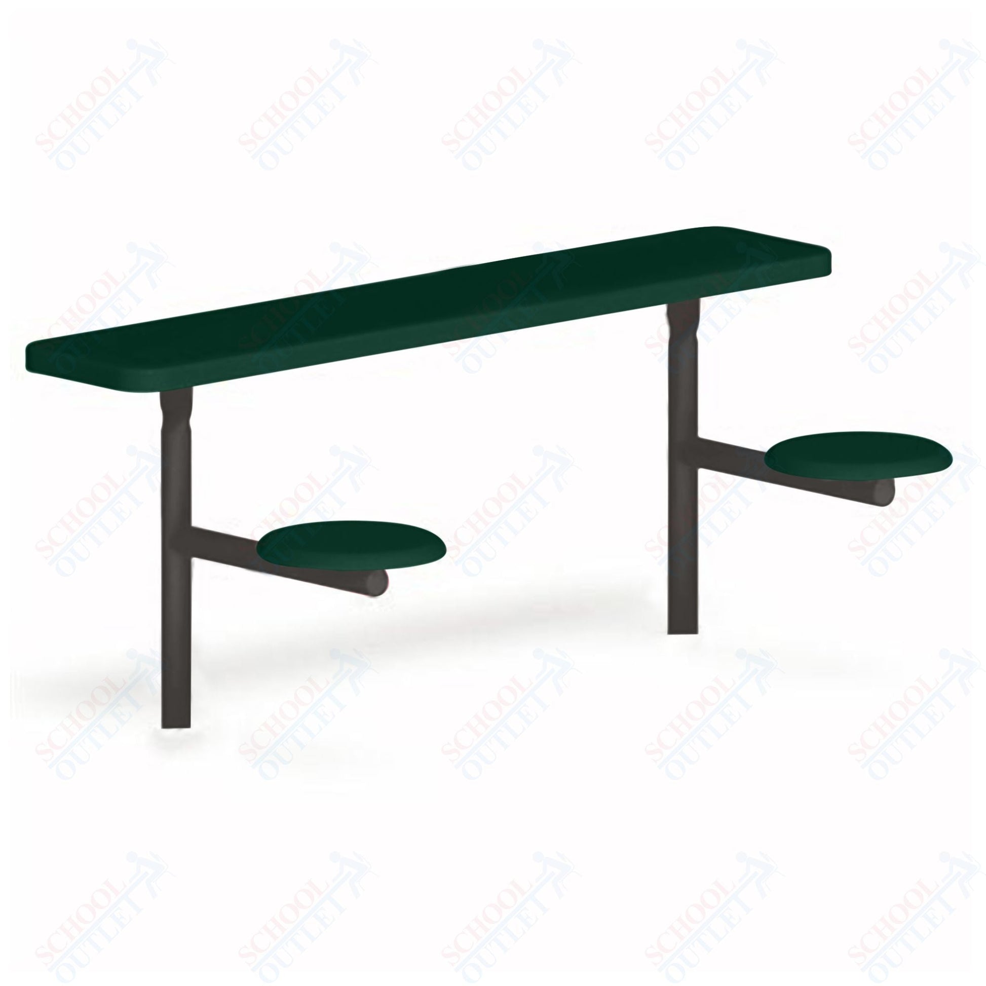 UltraPlay 6' Outdoor Classroom Table / Desk with Solid Top - SchoolOutlet