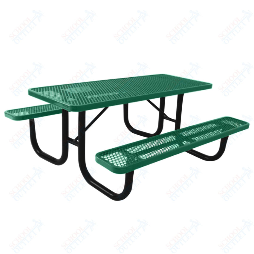 UltraPlay 4' Extra Heavy - Duty Rectangular Outdoor Picnic Table - SchoolOutlet