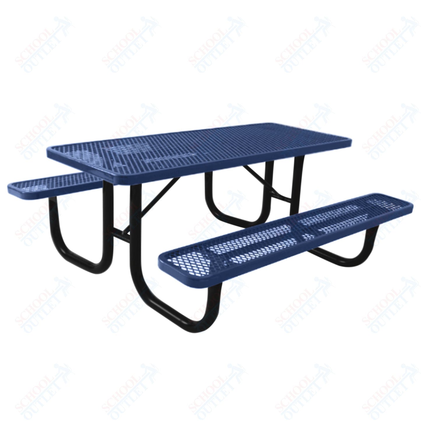 UltraPlay 4' Extra Heavy - Duty Rectangular Outdoor Picnic Table - SchoolOutlet