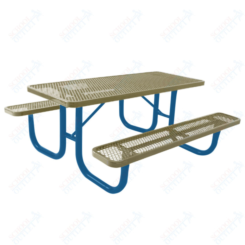 UltraPlay 4' Extra Heavy - Duty Rectangular Outdoor Picnic Table - SchoolOutlet