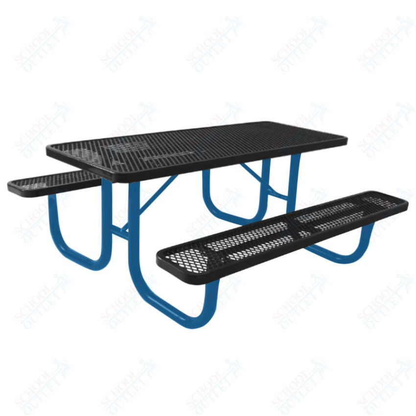 UltraPlay 4' Extra Heavy - Duty Rectangular Outdoor Picnic Table - SchoolOutlet