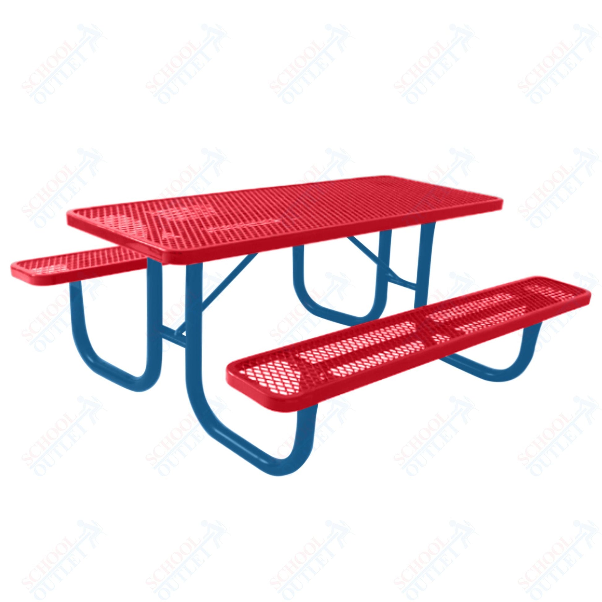 UltraPlay 4' Extra Heavy - Duty Rectangular Outdoor Picnic Table - SchoolOutlet