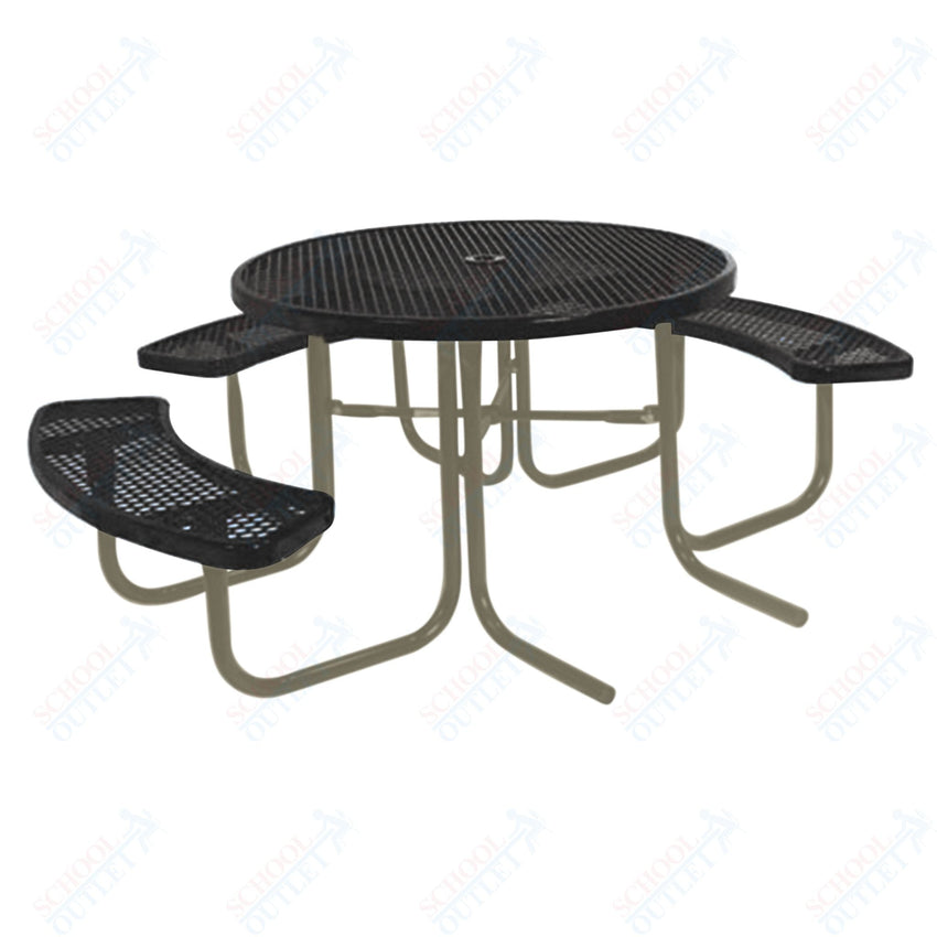 UltraPlay 46" ADA 3 - Seat Round Outdoor Picnic Table - SchoolOutlet