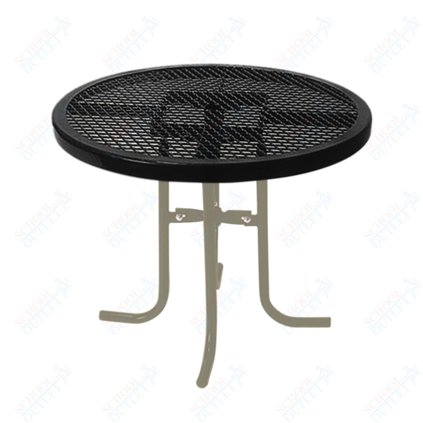 UltraPlay 36" Round Portable Food Court Table - 42 High - SchoolOutlet