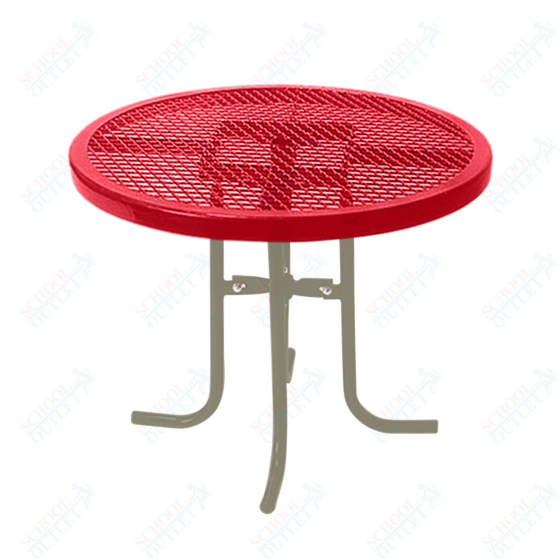 UltraPlay 36" Round Portable Food Court Table - 42 High - SchoolOutlet