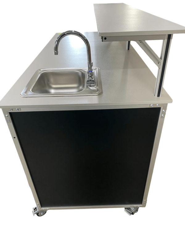 Food Service Cart with Portable Sink PLUS Serving Shelf (FSC - 002) - SchoolOutlet