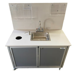 Sanitizing Station with Portable Sink for Toddlers 25" High (HWS-006)