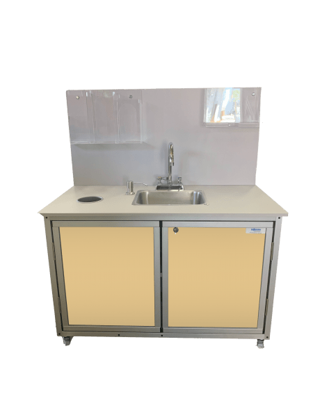 Sanitizing Station with Portable Sink for Toddlers 25" High (HWS - 006) - SchoolOutlet